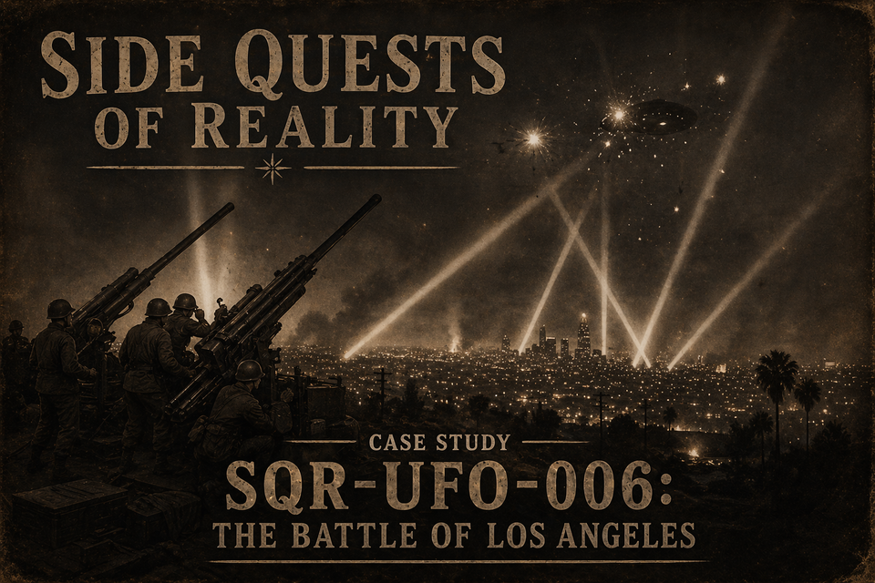 Case Study SQR-UFO-006 : The Battle of Los Angeles